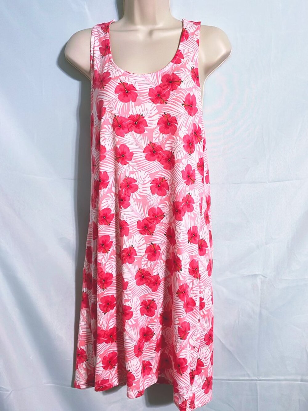 Cynthia Rowley Soft Sleeveless Floral Dress Size M